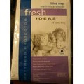 Fresh Ideas Fitted Vinyl Mattress Protector Deep King Size FRE111XXWHIT04
